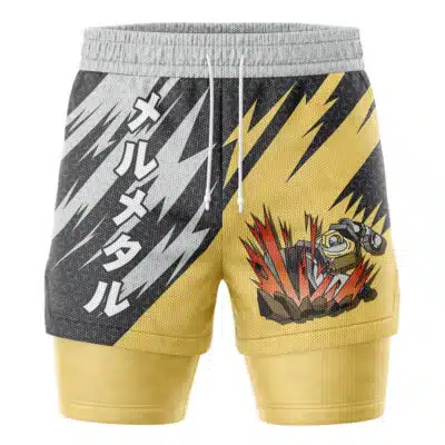 Melmetal Attack Pokemon 2-in-1 Performance Shorts