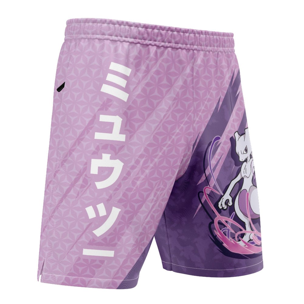 Mewtwo Attack Pokemon Versatile Shorts - Image 4