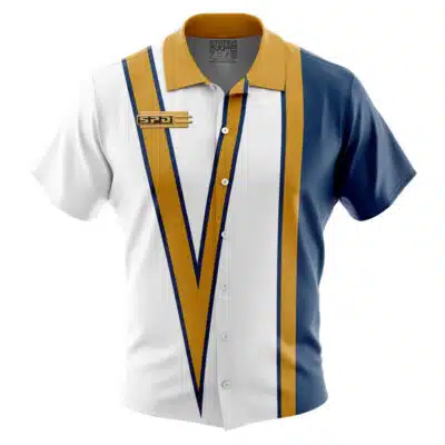 Omega Ranger SPD Power Rangers Button Up Hawaiian Shirt