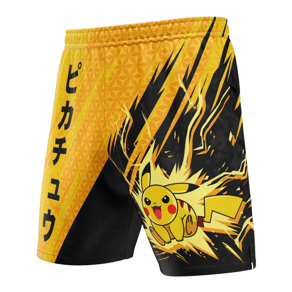Pikachu Attack Pokemon Versatile Shorts - Image 2