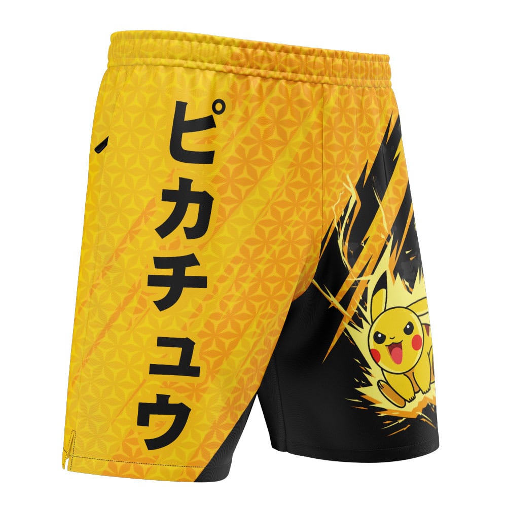 Pikachu Attack Pokemon Versatile Shorts - Image 4