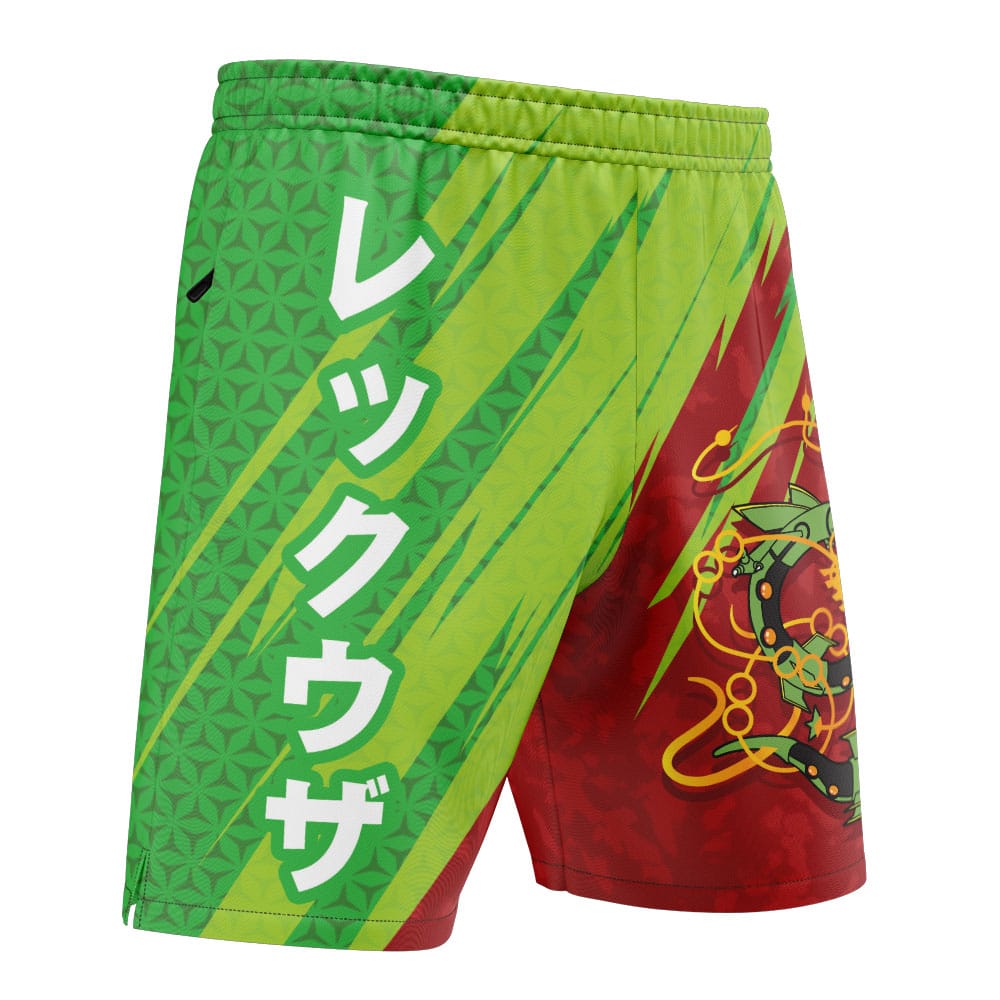 Rayquaza Attack Pokemon Versatile Shorts - Image 4