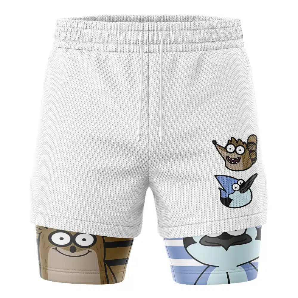 Regular Show Cartoon Network 2-in-1 Performance Shorts