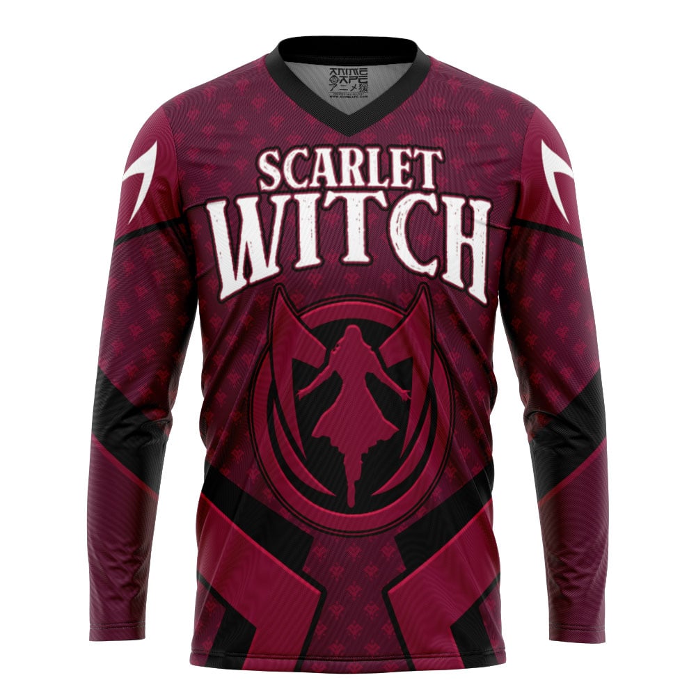 Scarlet Witch Marvel Hockey Jersey