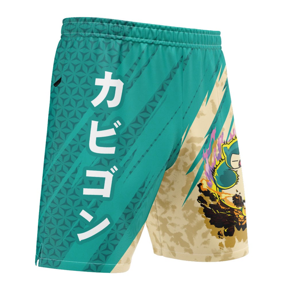 Snorlax Attack Pokemon Versatile Shorts - Image 4