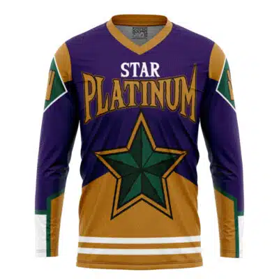 Star Platinum Kujo Jojo's Bizarre Adventure Hockey Jersey