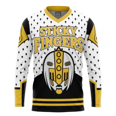 Sticky Fingers Bucciarati Jojo's Bizarre Adventure Hockey Jersey
