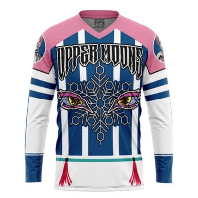 Upper Moons Akaza Demon Slayer Hockey Jersey