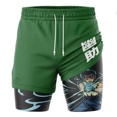 Yusuke Urameshi Yuyu Hakusho 2-in-1 Performance Shorts