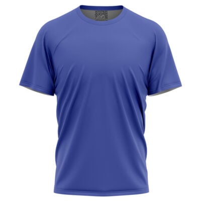 The Shinigami Death Seal Shippuden T-Shirt (Copy) is a plain, solid royal blue short-sleeve athletic tee shown on a white background, featuring no visible logos or graphics.