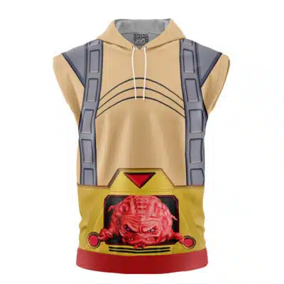1987 Krang's Robot Teenage Mutant Ninja Turtles Sleeveless Hoodie