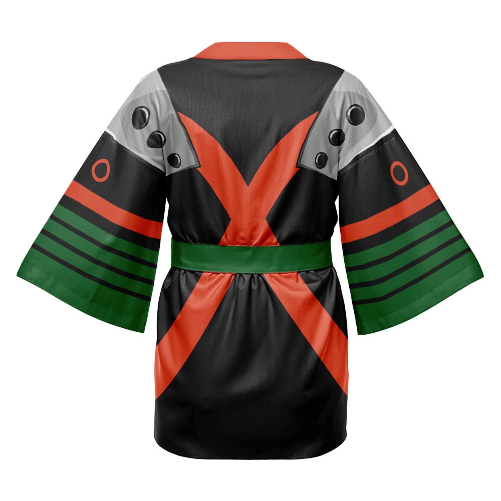Bakugo V2 My Hero Academia Happi Coat Haori Kimono - Image 2