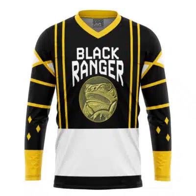 Black Ranger Ninjetti Rangers Hockey Jersey
