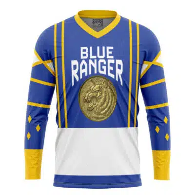Blue Ranger Ninjetti Rangers Hockey Jersey