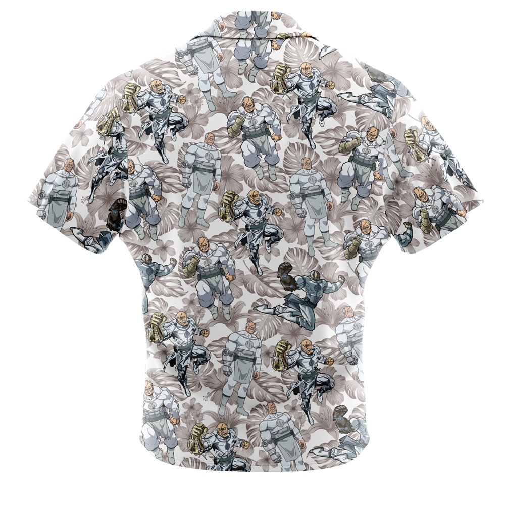Conquest Pattern Invinsible Pattern Short Sleeve Button Up Hawaiian Shirt - Image 2