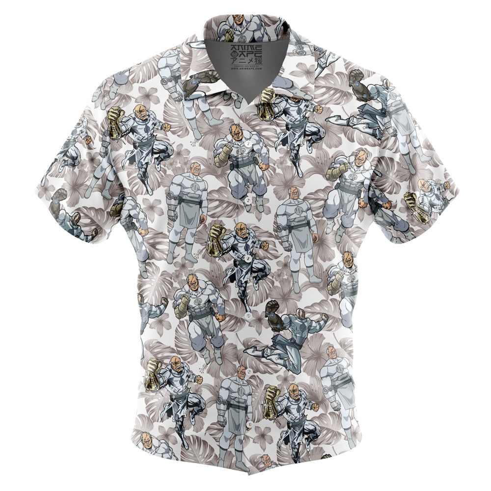 Conquest Pattern Invinsible Pattern Short Sleeve Button Up Hawaiian Shirt