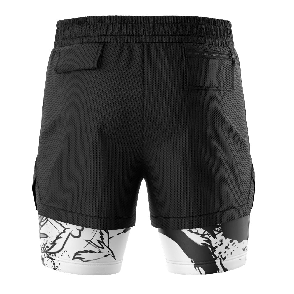Deidara Akatsuki 2-in-1 Performance Shorts - Image 4