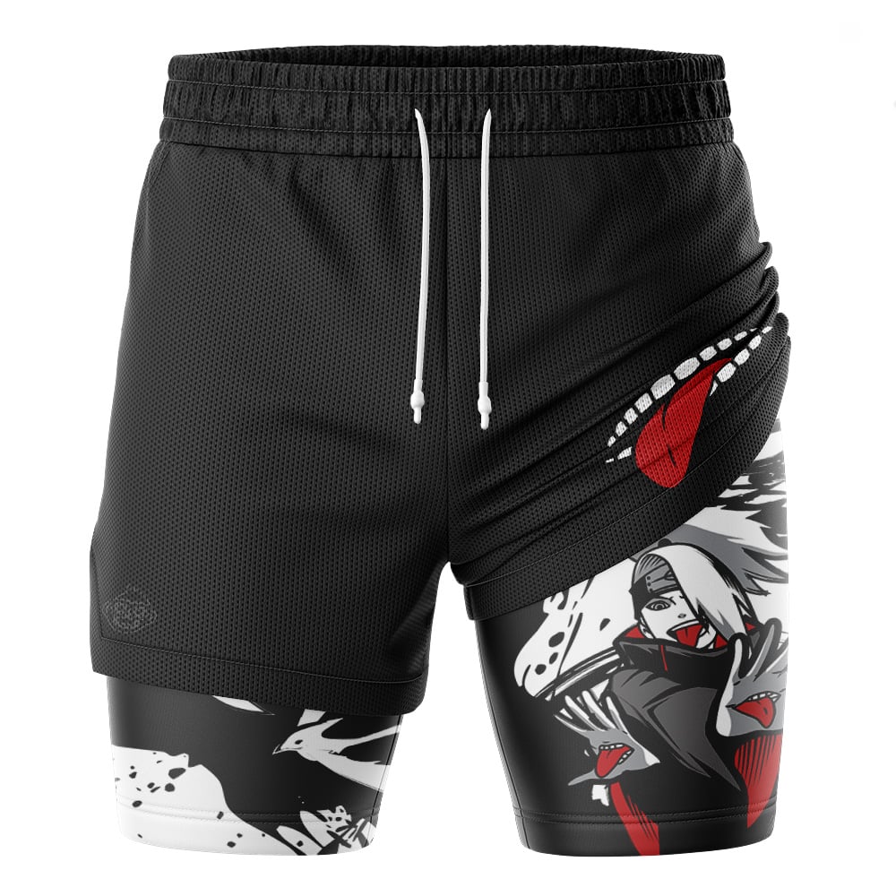 Deidara Akatsuki 2-in-1 Performance Shorts