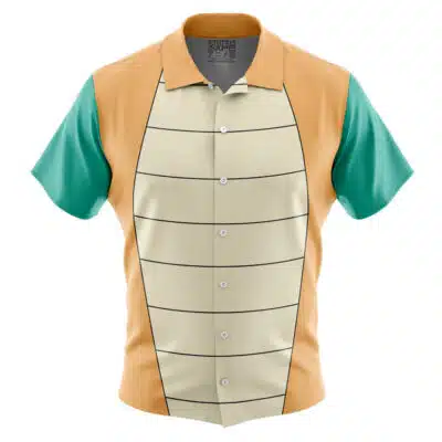 Dragonite Pokemon Button Up Hawaiian Shirt