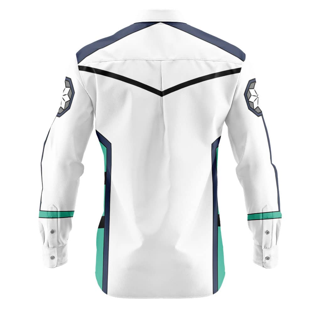 First High School Blooms The Irregular at Magic High School Long Sleeve Button Up Shirt - Image 2