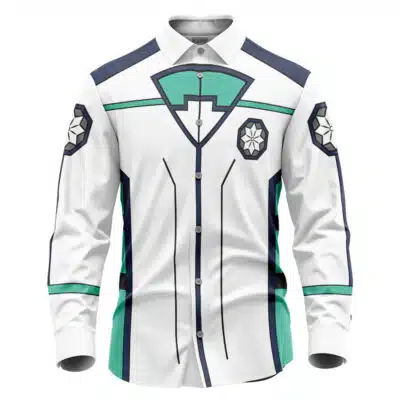 First High School Blooms The Irregular at Magic High School Long Sleeve Button Up Shirt