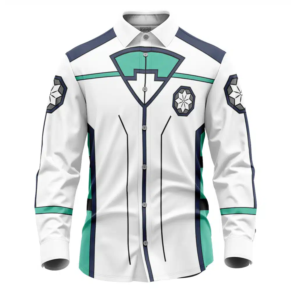 First High School Blooms The Irregular at Magic High School Long Sleeve Button Up Shirt
