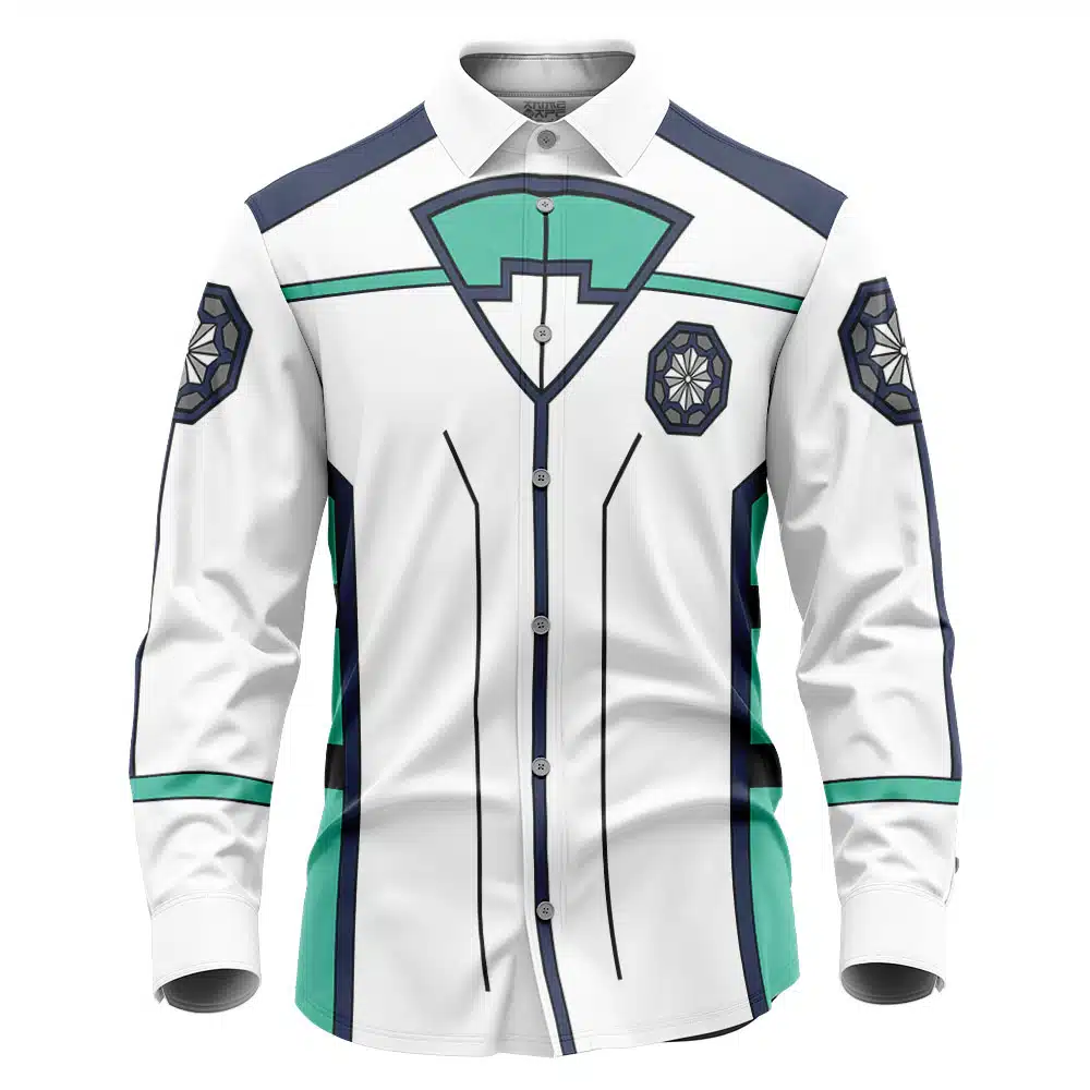 First High School Engineers The Irregular at Magic High School Long Sleeve Button Up Shirt