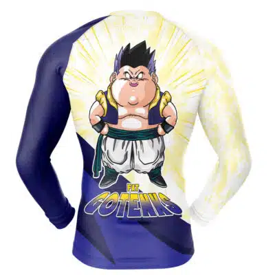 Fusion Dance Fat Gotenks Dragon Ball Z Long Sleeve Rash Guard Compression Shirta