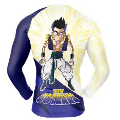 Fusion Dance Skinny Gotenks Dragon Ball Z Long Sleeve Rash Guard Compression Shirt
