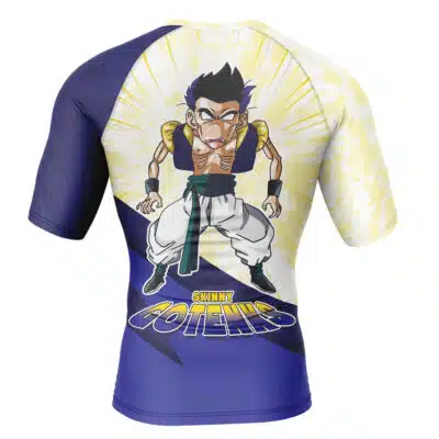 Fusion Dance Skinny Gotenks DBZ Short Sleeve Rash Guard Compression Shirt