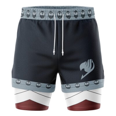 Gajeel Redfox Fairy Tail 2-in-1 Performance Shorts