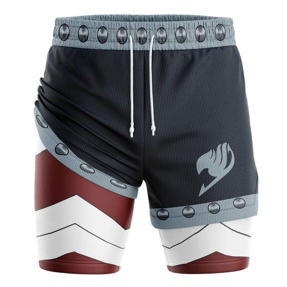 Gajeel Redfox Fairy Tail 2-in-1 Performance Shorts - Image 2