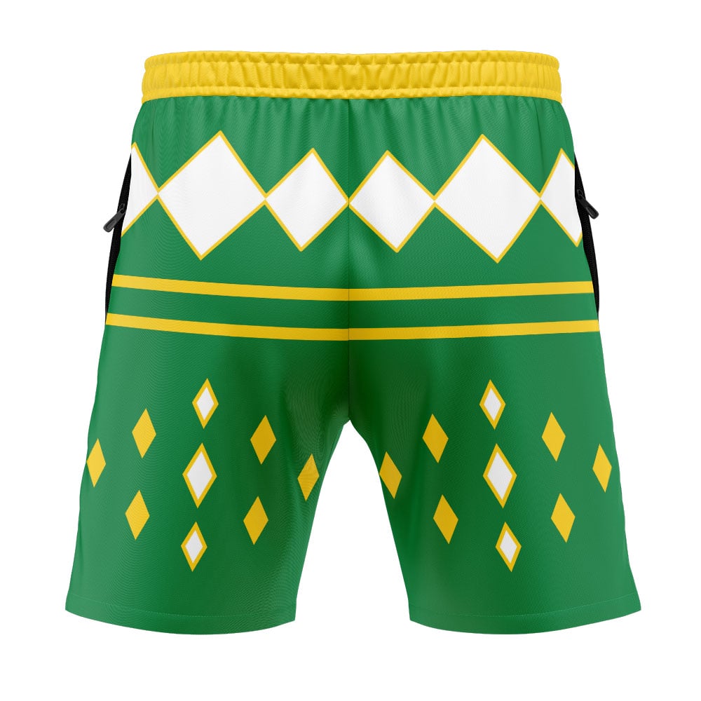 Green Ranger Ninjetti Rangers Versatile Shorts - Image 4