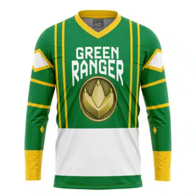 Green Ranger Ninjetti Rangers Hockey Jersey