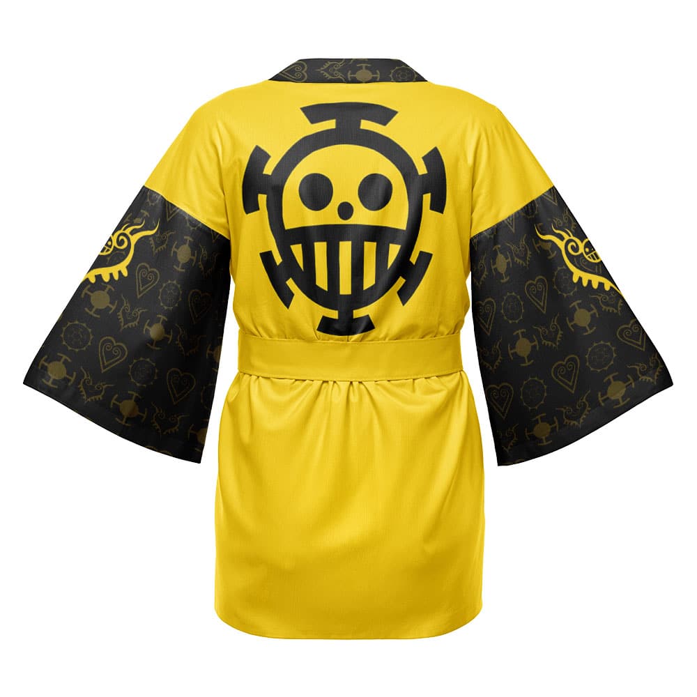 Heart Pirates Law V2 One Piece Happi Coat Haori Kimono - Image 2