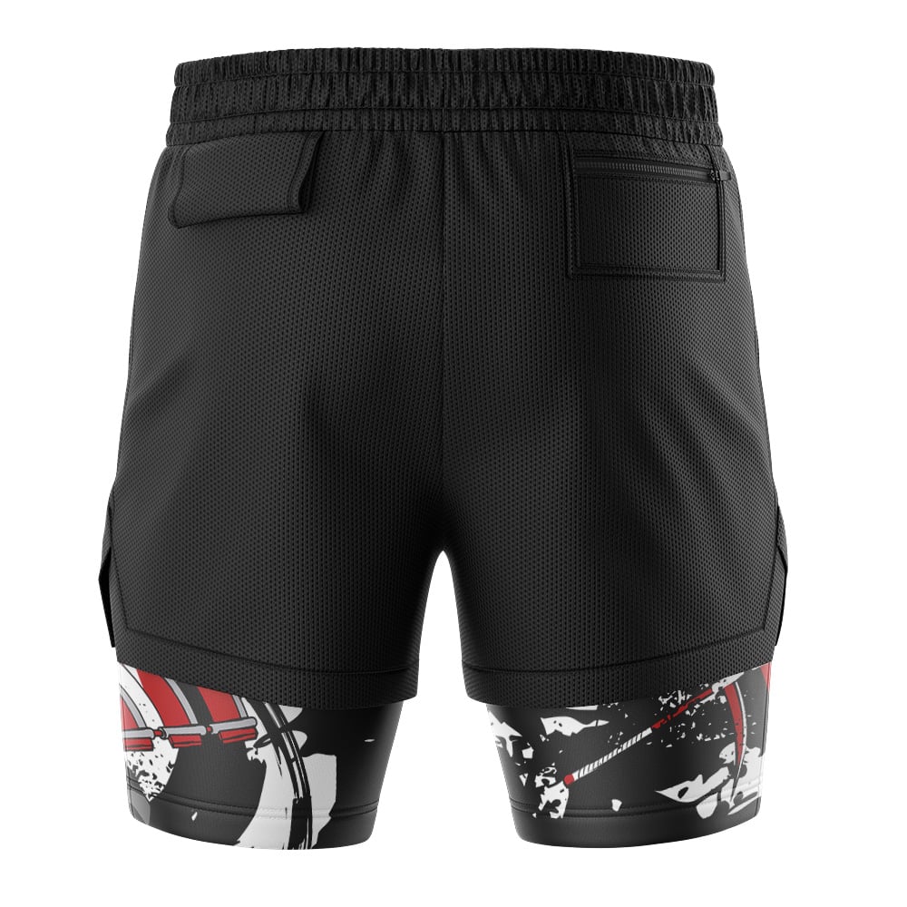 Hidan Akatsuki 2-in-1 Performance Shorts - Image 4