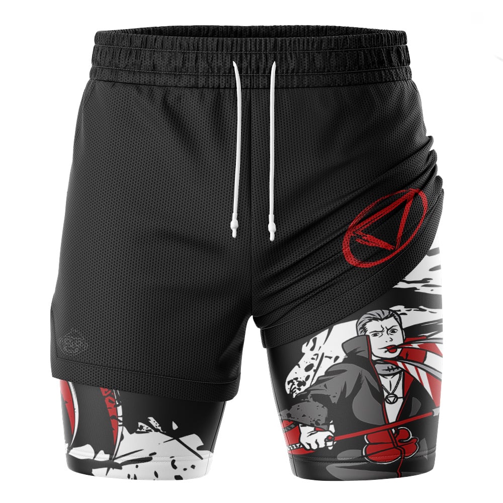 Hidan Akatsuki 2-in-1 Performance Shorts
