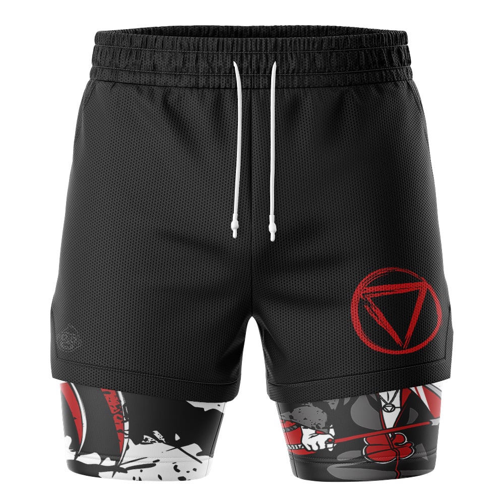 Hidan Akatsuki 2-in-1 Performance Shorts - Image 2