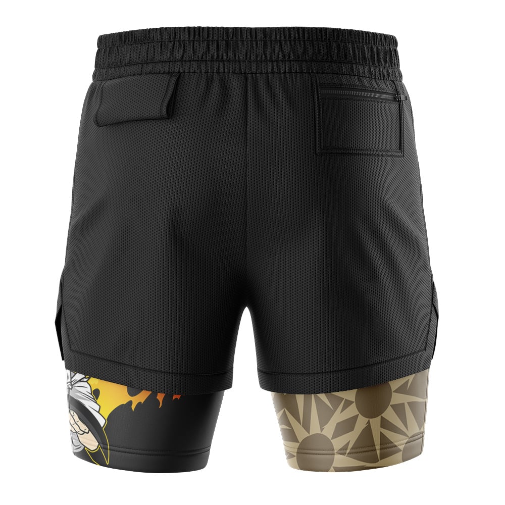 Hotaru Haganezuka V2 Demon Slayer 2-in-1 Performance Shorts - Image 4