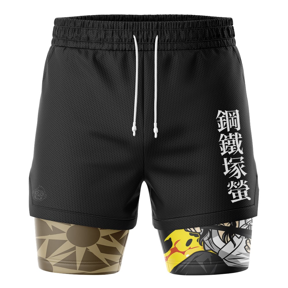 Hotaru Haganezuka V2 Demon Slayer 2-in-1 Performance Shorts - Image 2