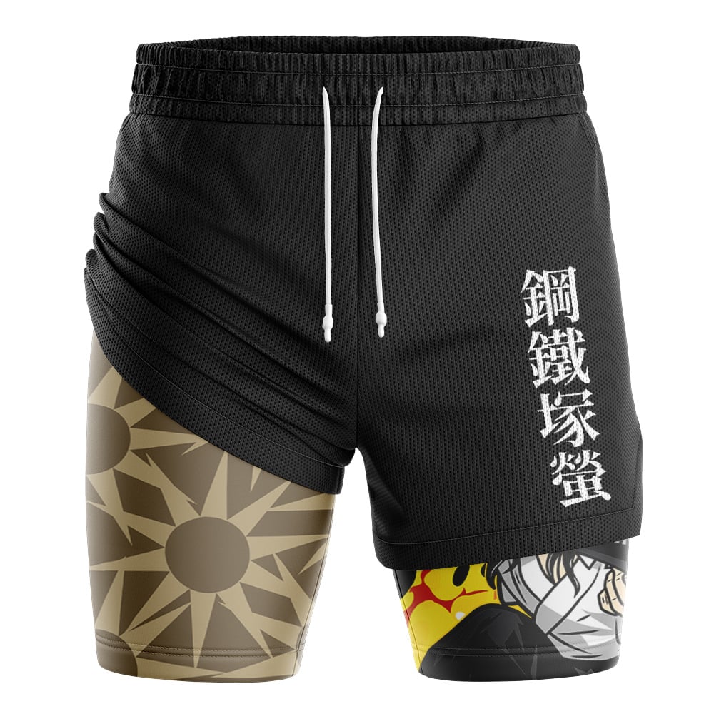 Hotaru Haganezuka V2 Demon Slayer 2-in-1 Performance Shorts - Image 3