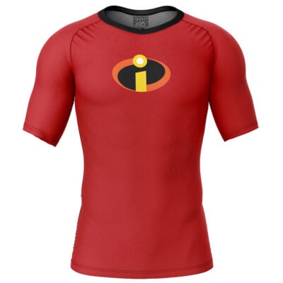 Incredibles Uniform The Incredibles Short Sleeve Rash Guard Compression Shirt