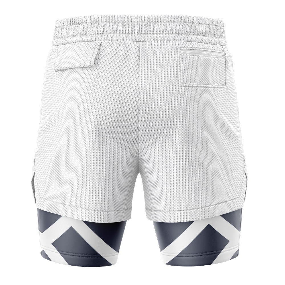Killer Bee Cosplay Shippuden 2-in-1 Performance Shorts - Image 4