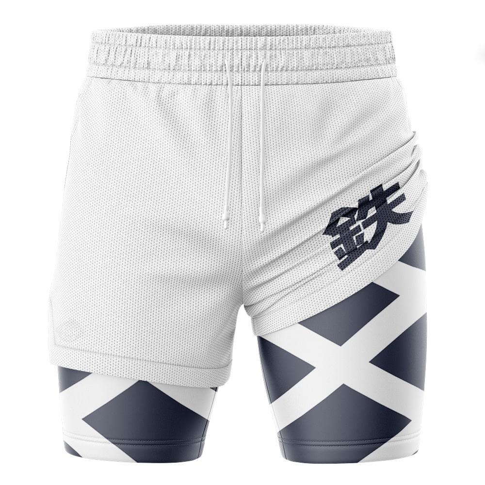 Killer Bee Cosplay Shippuden 2-in-1 Performance Shorts - Image 3