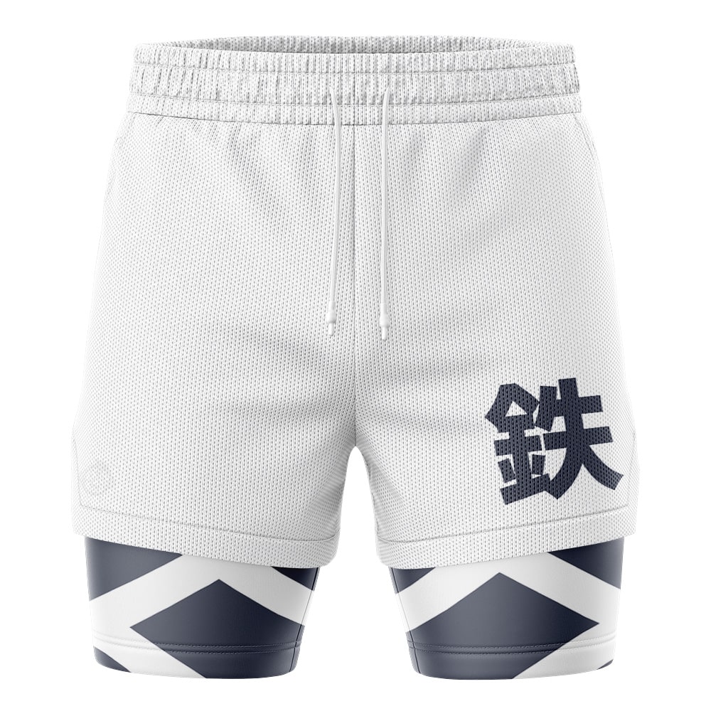 Killer Bee Cosplay Shippuden 2-in-1 Performance Shorts - Image 2