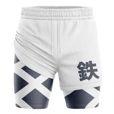 Killer Bee Cosplay Shippuden 2-in-1 Performance Shorts