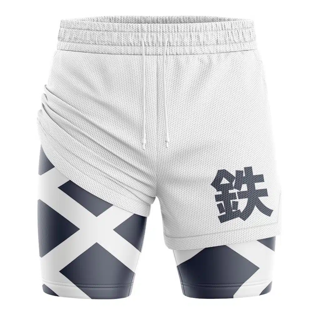 Killer Bee Cosplay Shippuden 2-in-1 Performance Shorts