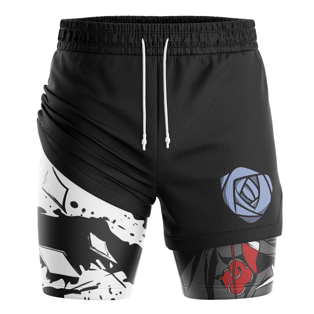 Konan Akatsuki Shippuden 2-in-1 Performance Shorts - Image 3