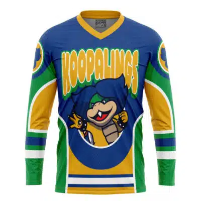Koopalings Ludwig Von Koopa Super Mario Bros Hockey Jersey