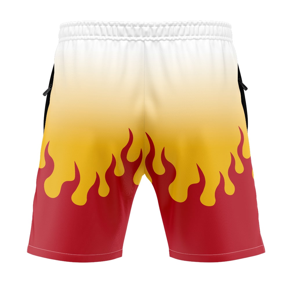 Kyojuro Rengoku Demon Slayer Versatile Shorts - Image 4